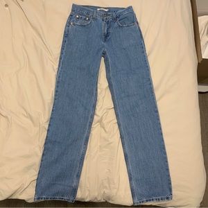Levi’s low pro straight jeans